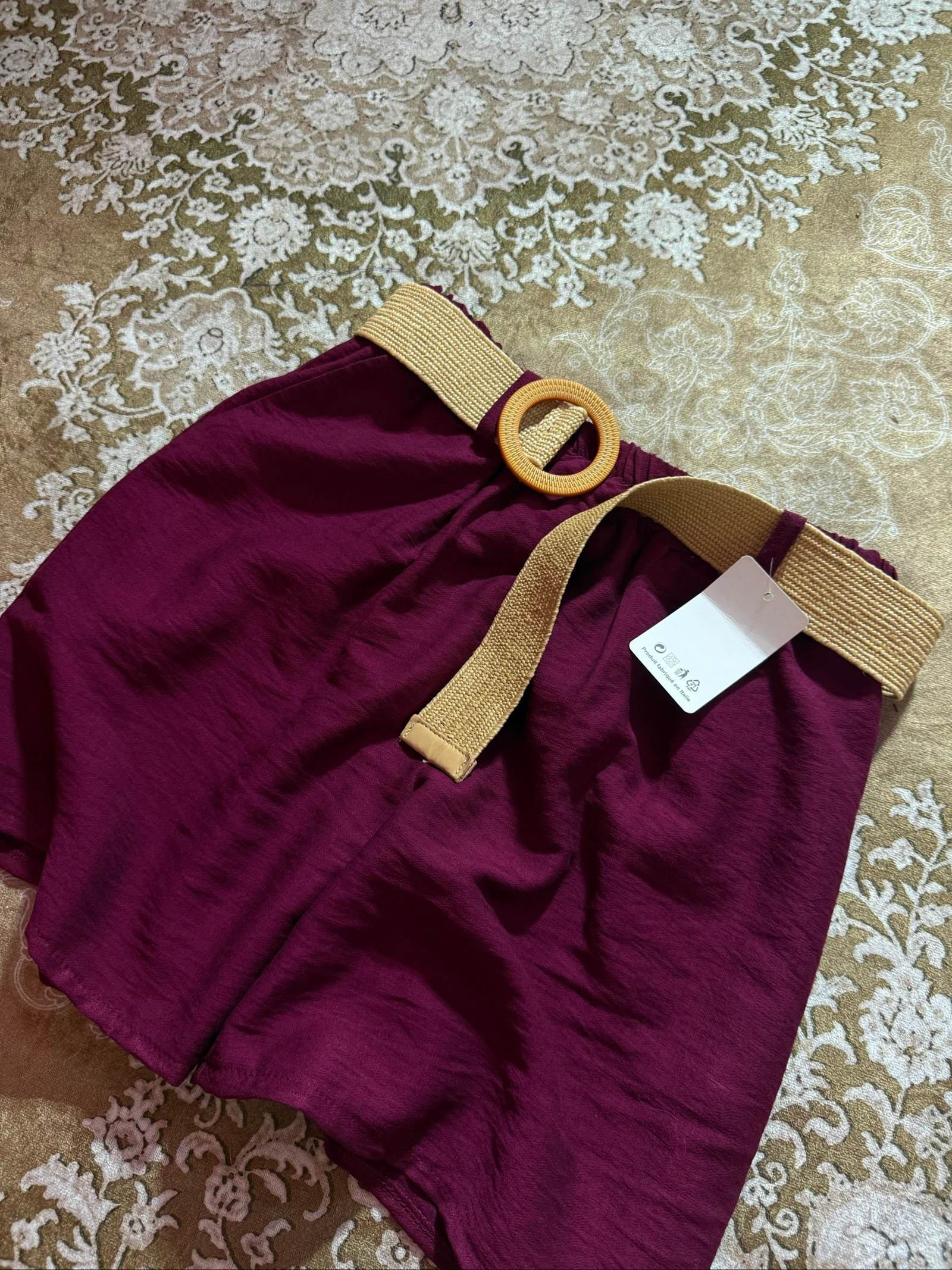 Korte violette zomerbermuda – photo 8